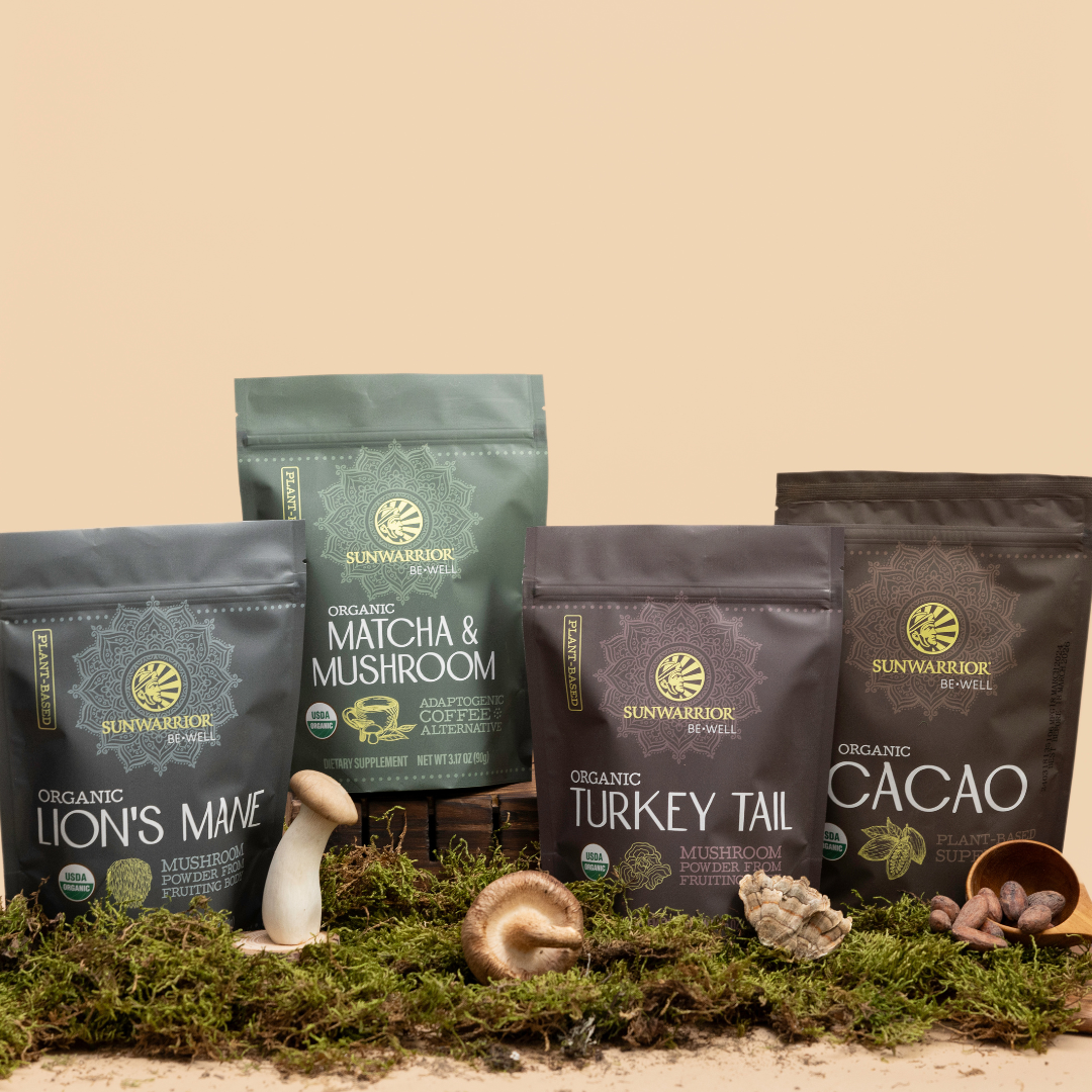 Be Well Matcha & Mushroom Drink Mix - Adaptogenic Coffee