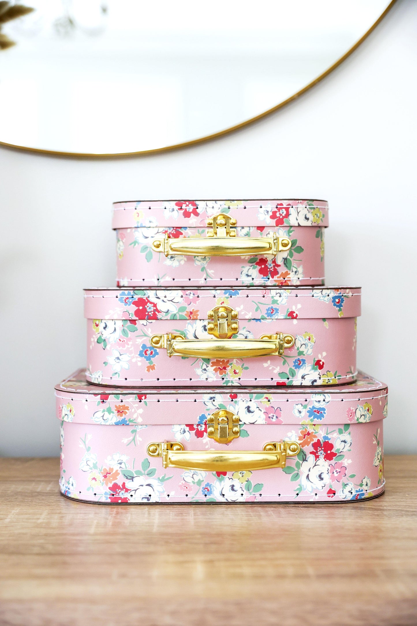 Kids Carry Case Set - Vintage Rose