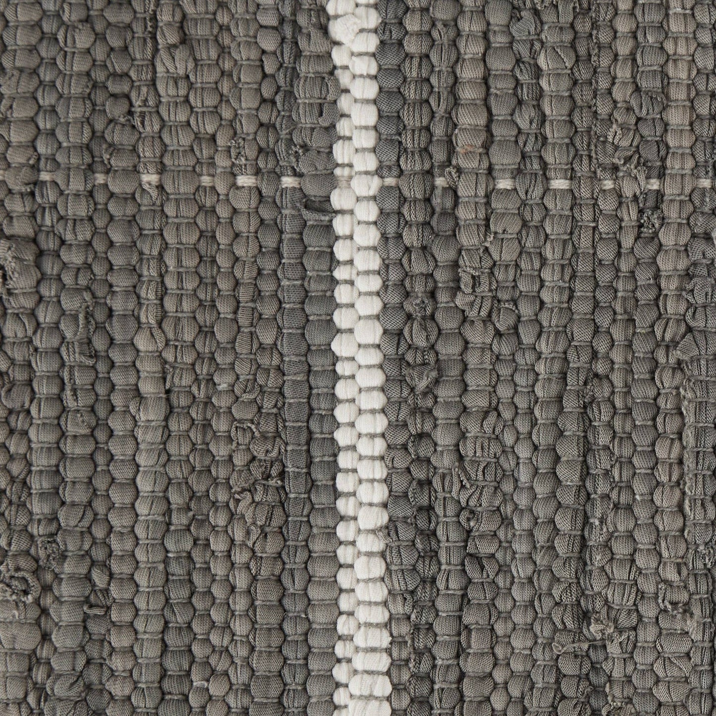 Gray & Cream Farmhouse Check Rug 26X40
