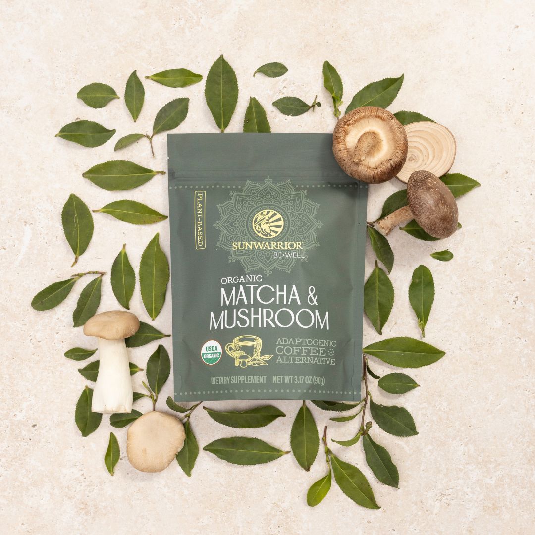 Be Well Matcha & Mushroom Drink Mix - Adaptogenic Coffee
