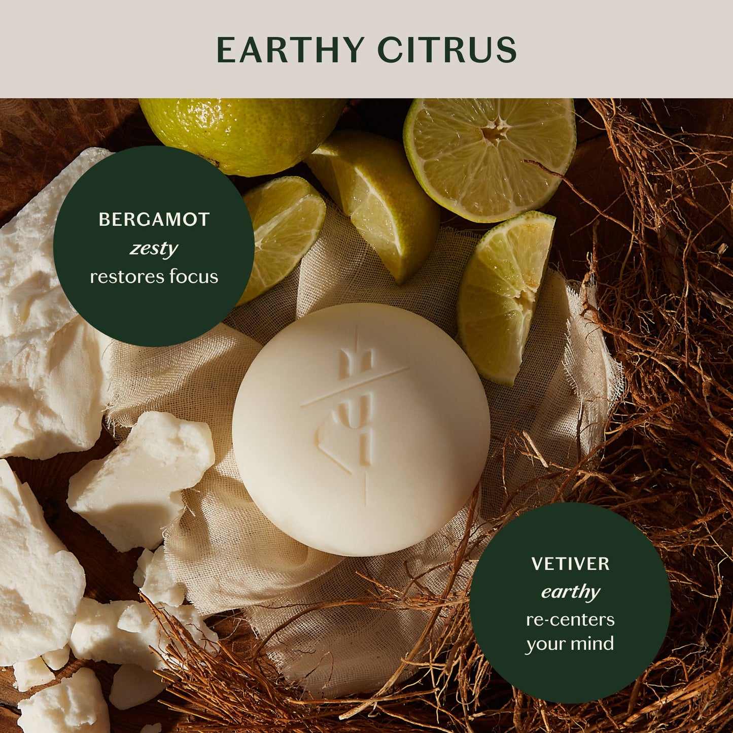 Mini Grounding Stone | Deep Moisturizing Lotion Bar