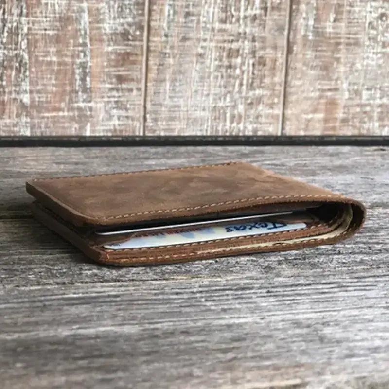 Genuine Leather Bifold Wallet