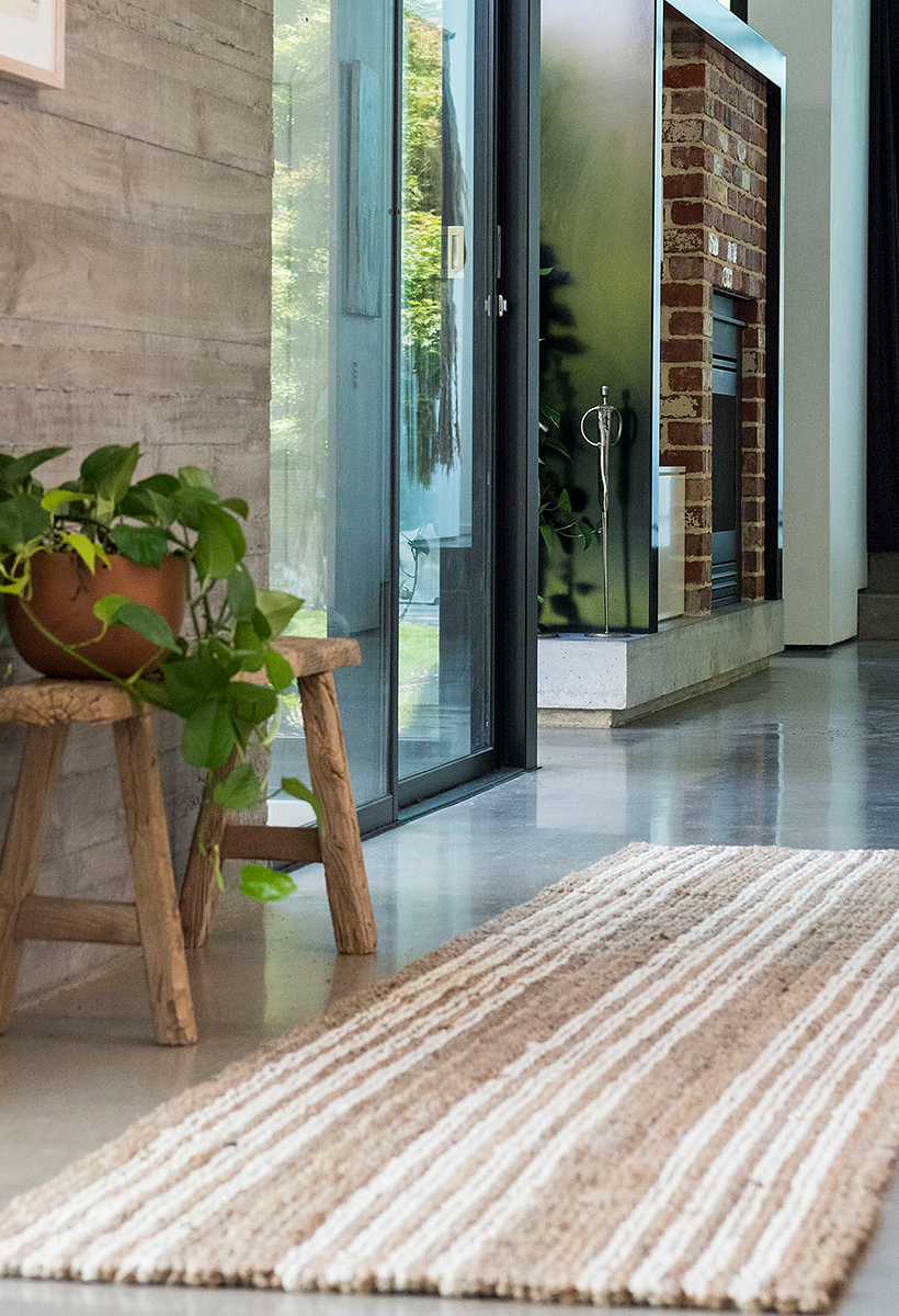 Osbourne Stripe Jute Rugs