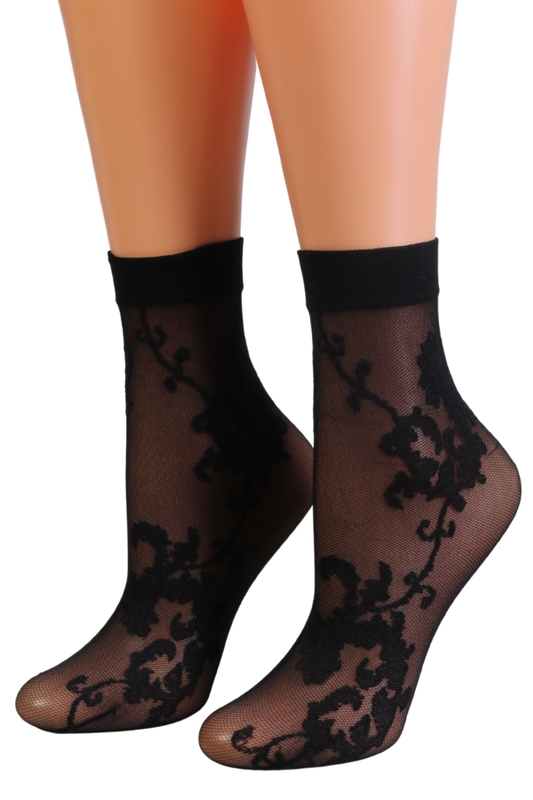 Black Sheer Socks