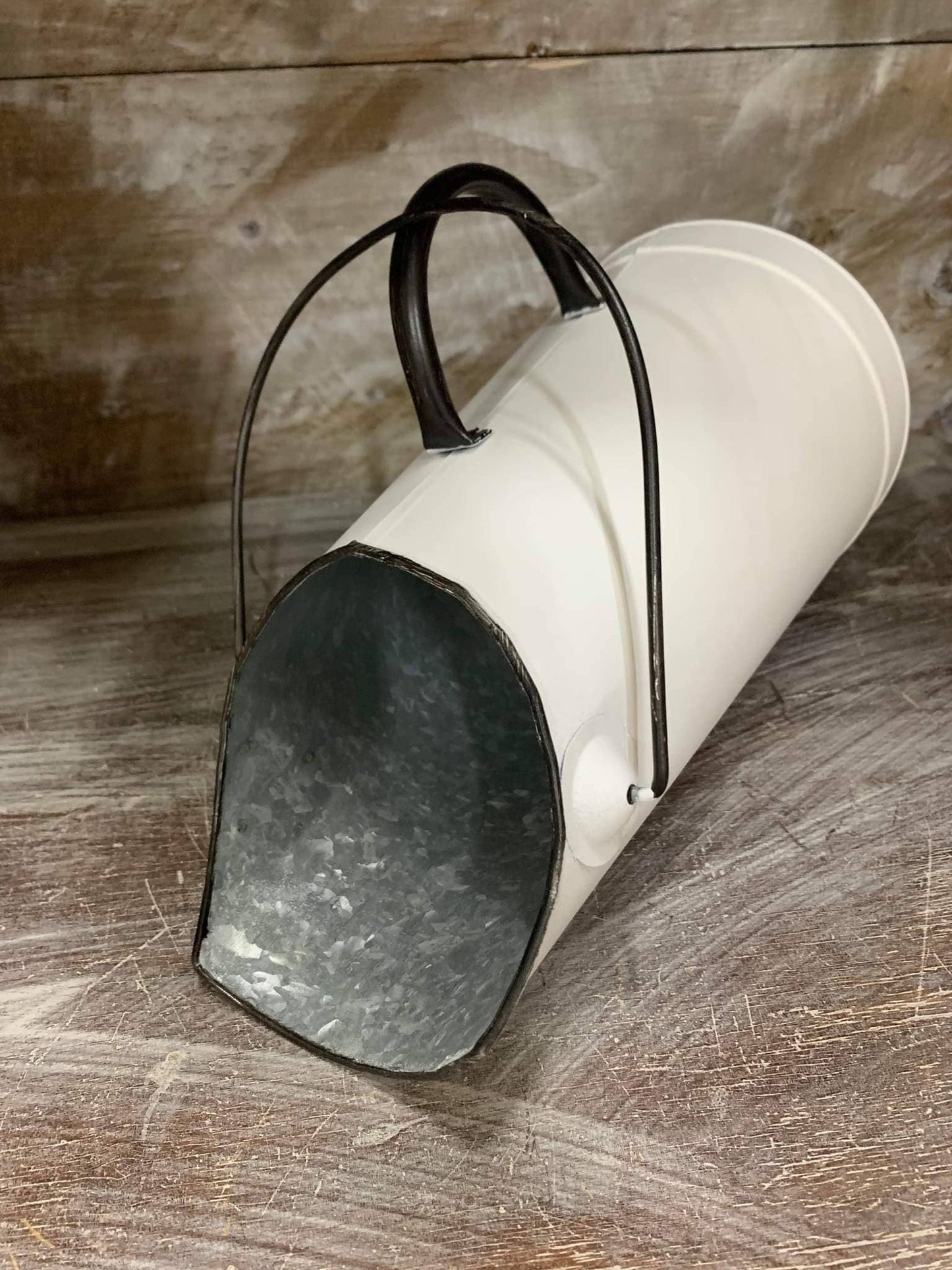 Enamel White Jug
