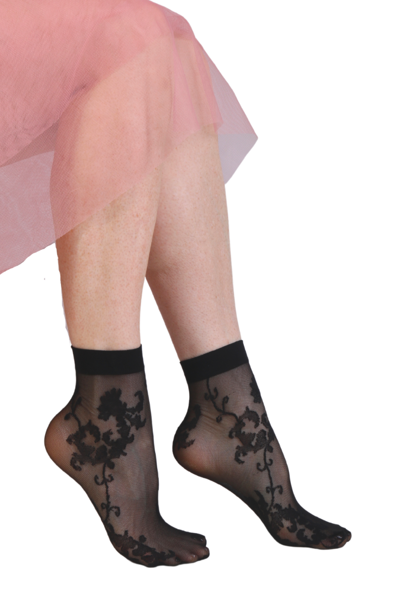 Black Sheer Socks