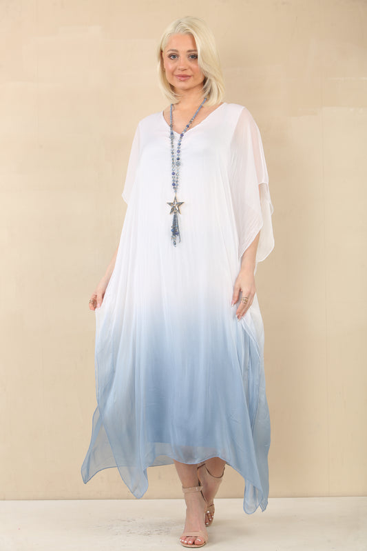 PINK Tie Dye Kaftan