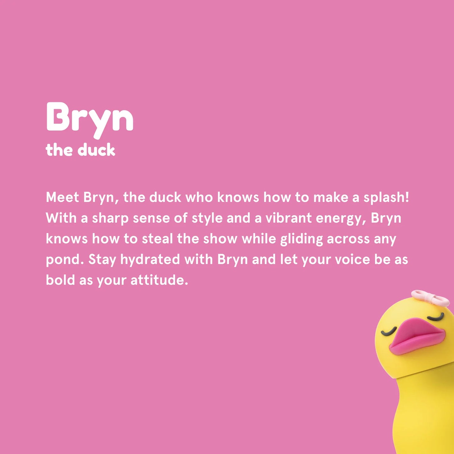 Duckie Bestie Water Bottle