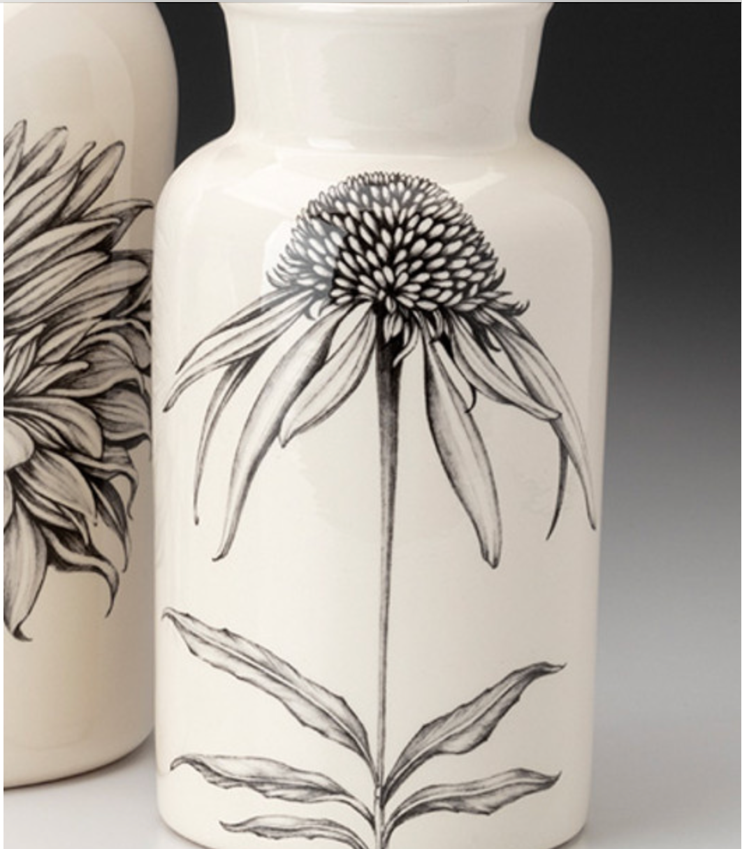 Cone Flower Jar