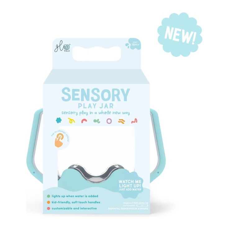 Frosty Blue Sensory Play Jar