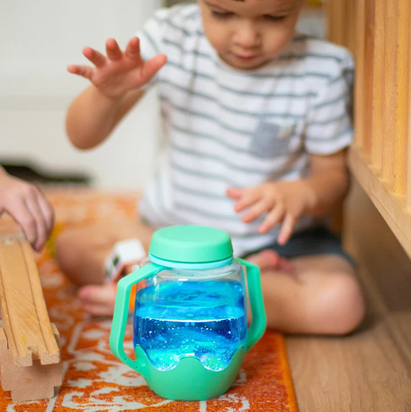 Frosty Blue Sensory Play Jar