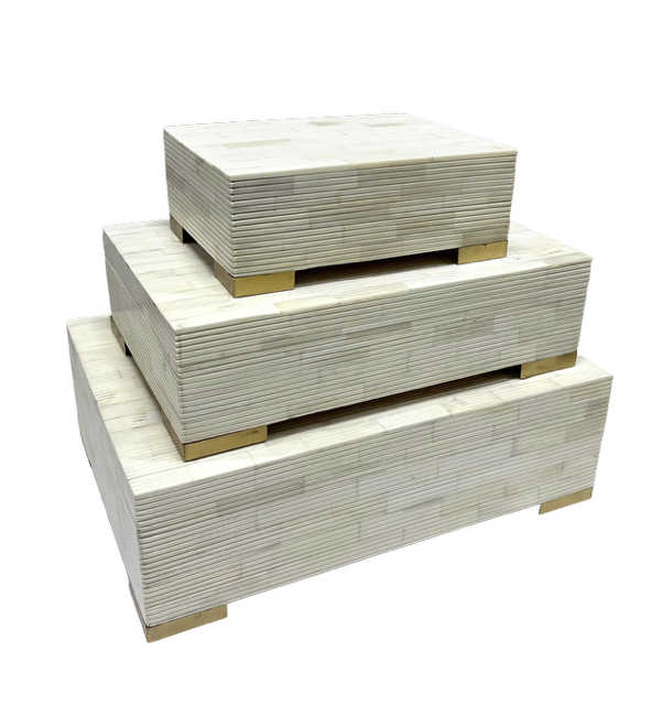 Handmade Bone-laid Box (M)