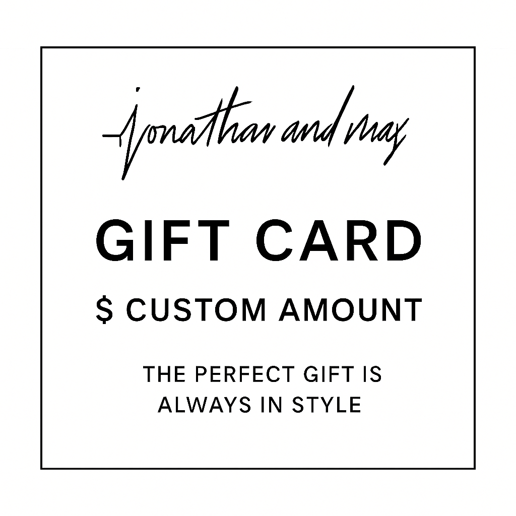 Jonathan and Max Gift Card