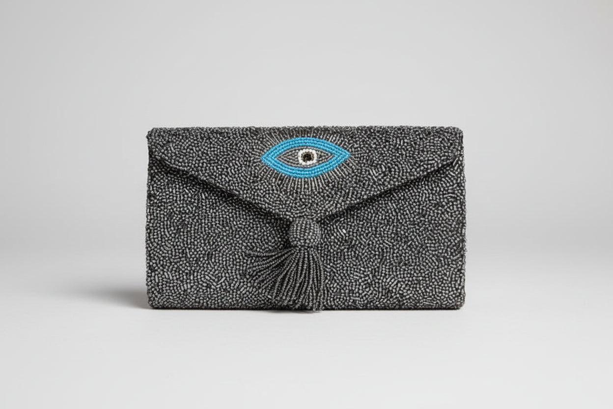 Evil Eye Envelope Clutch