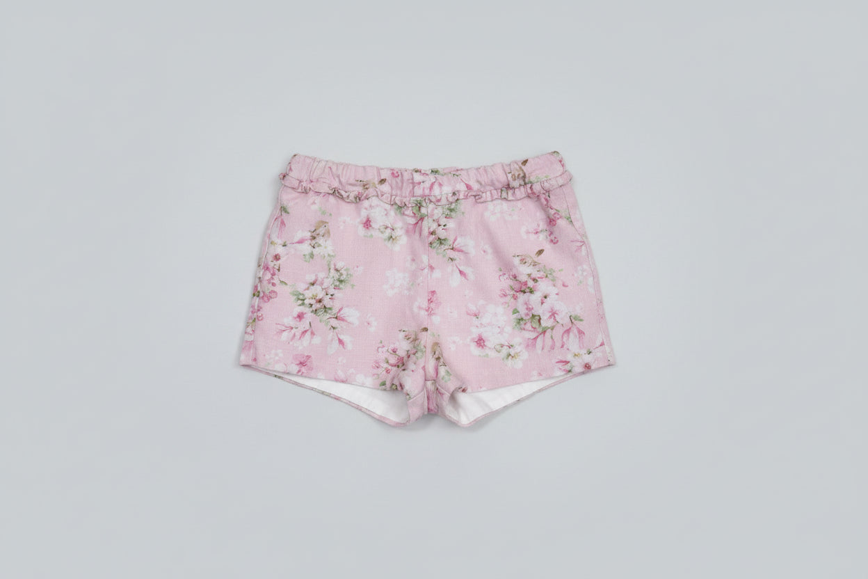 Mayoral Pink Floral Shorts 18 mos