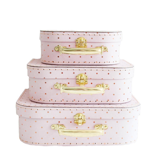 Kids Carry Case Set - Pink Gold