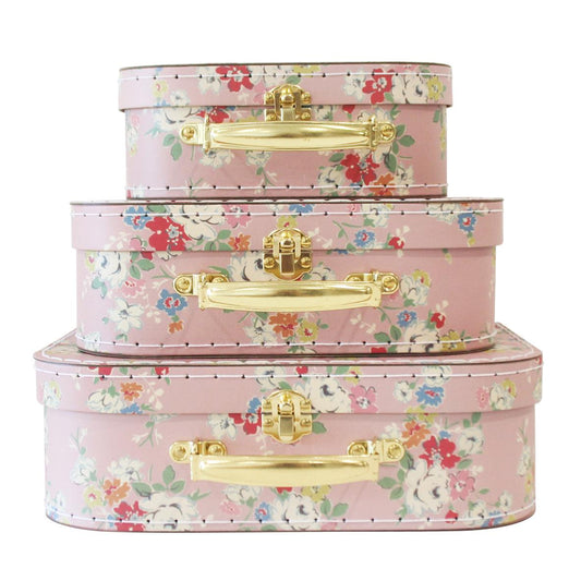 Kids Carry Case Set - Vintage Rose