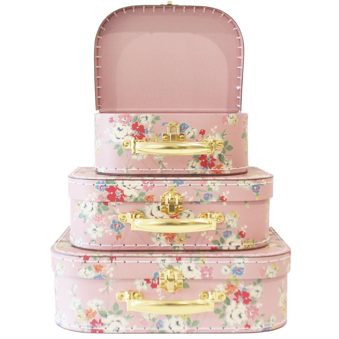 Kids Carry Case Set - Vintage Rose