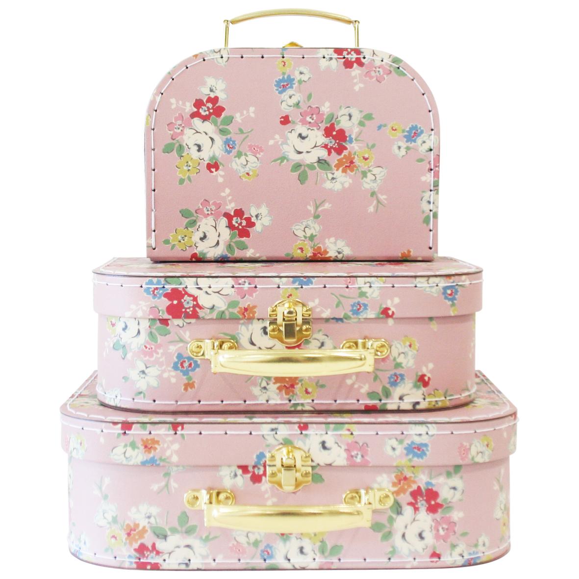 Kids Carry Case Set - Vintage Rose