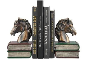 SET of Petina Horse Bookends - Sold as Set