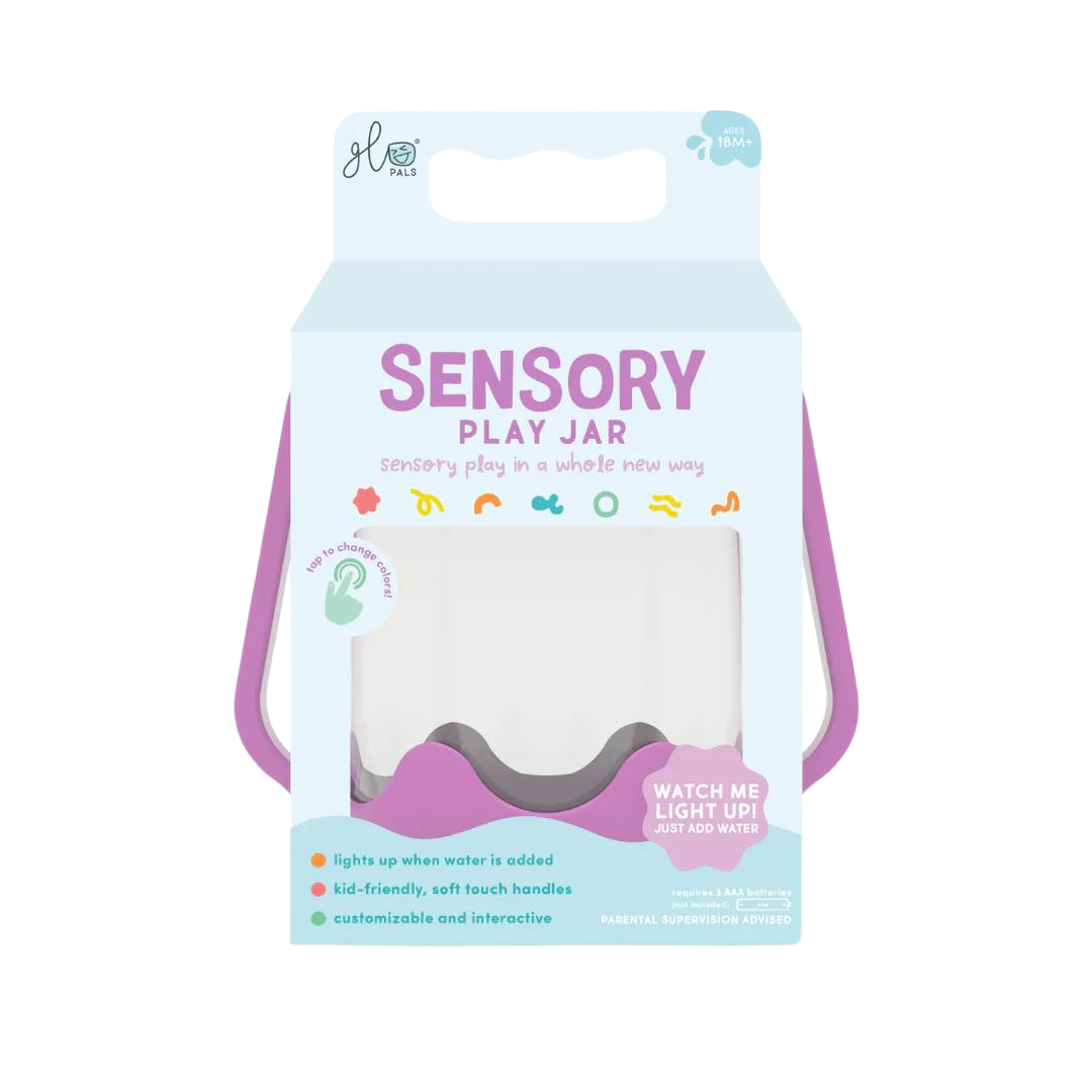 Purple Sensory Play Jar