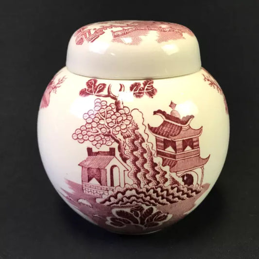 Ivory & Willow Red Iron Stone Jar