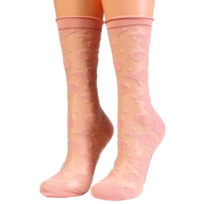 Floral Sheer Socks
