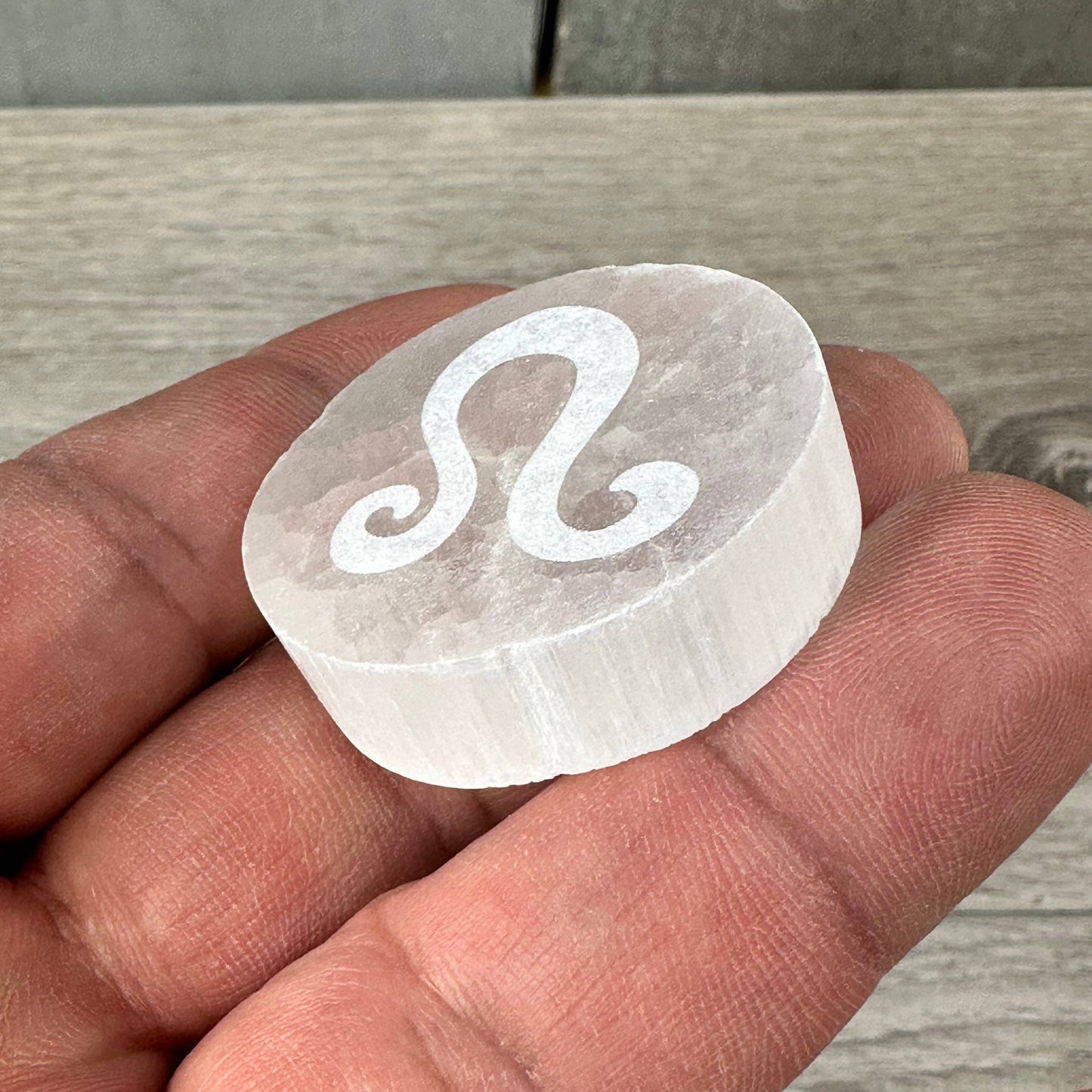 Zodiac Selenite Disc Coins