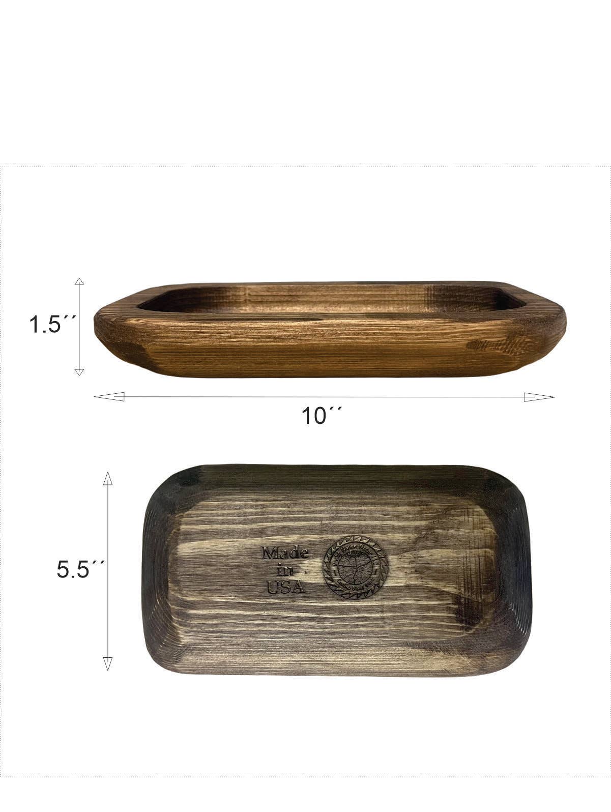Hand Carved Wooden Dough Bowl