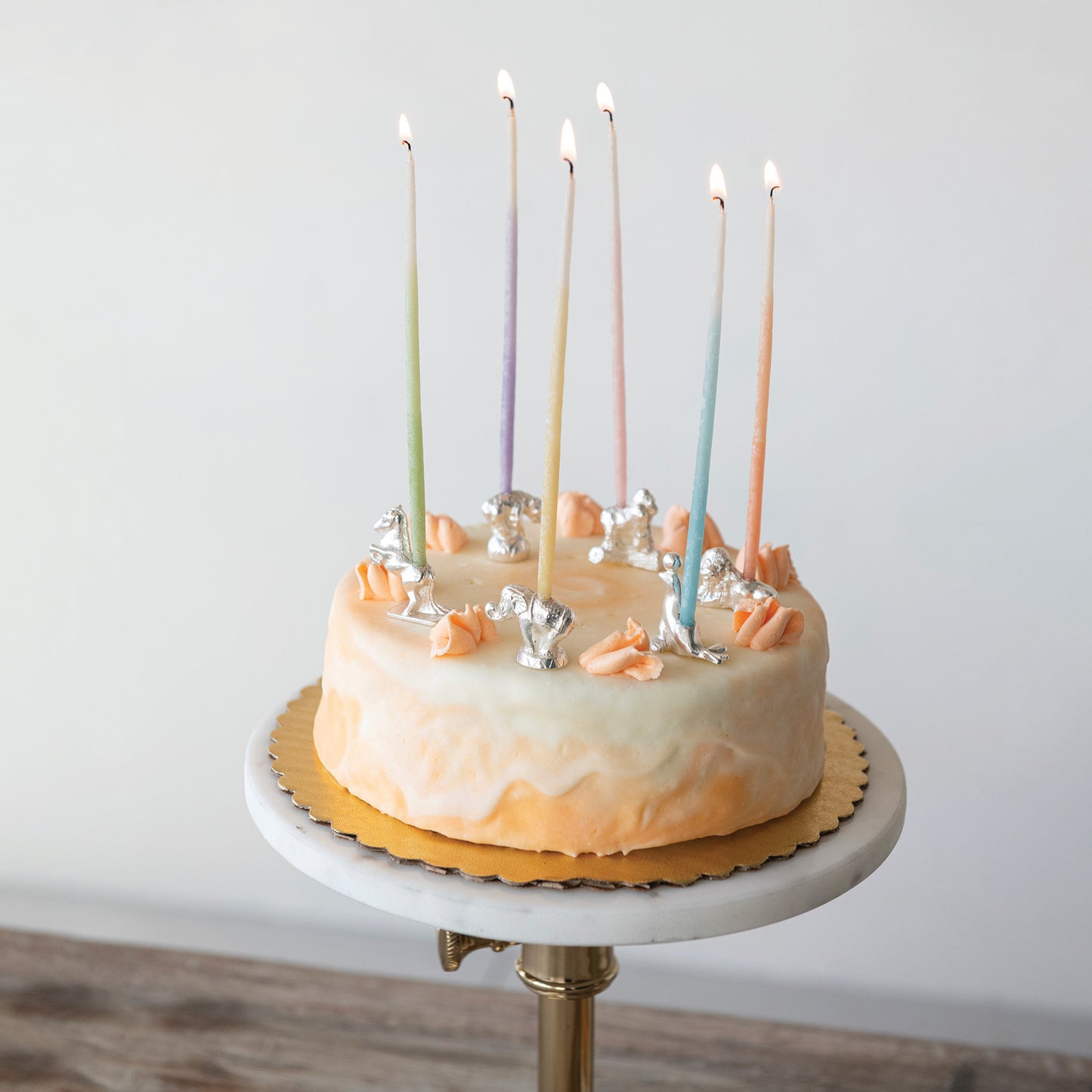 Circus Animal Birthday Cake Candle Holders