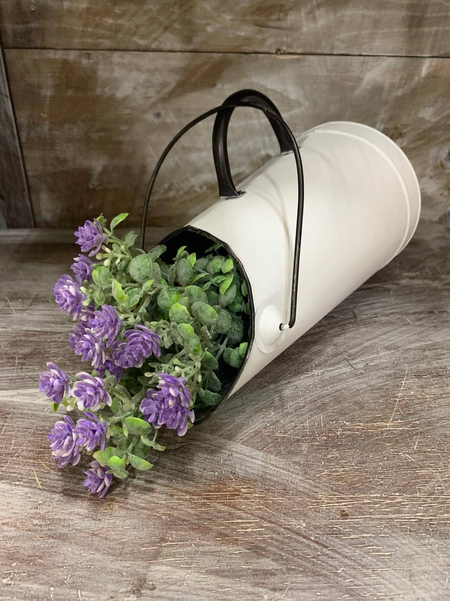 Enamel White Jug