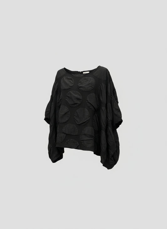 Fashion Bubble Top, Black