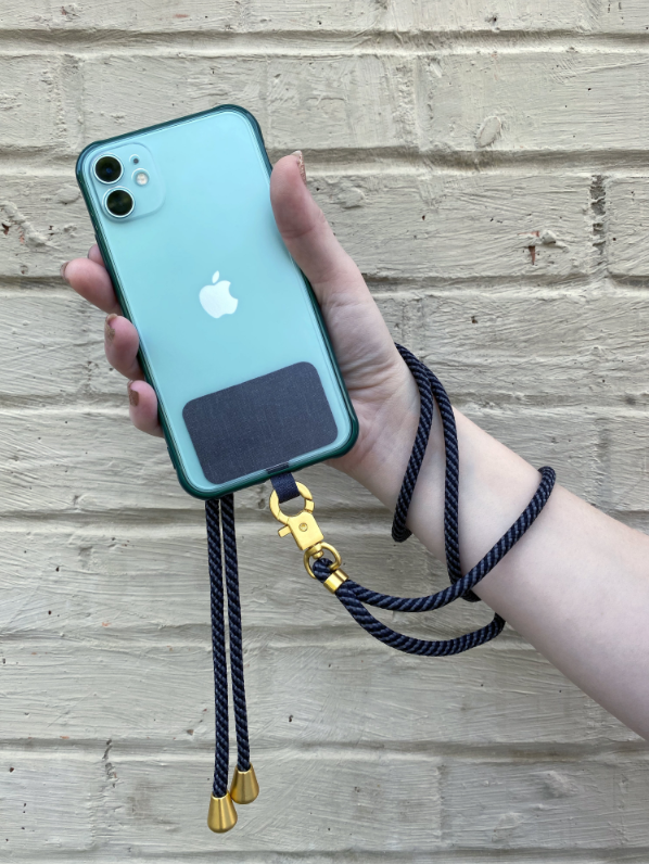 THE HOOKUP PHONE LANYARD : DARK SLATE
