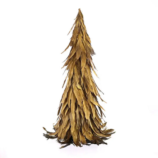 Feather Tree, Gold Luster - Md