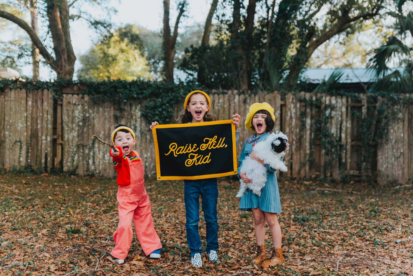 Raise Hell, Kid  Camp Flag