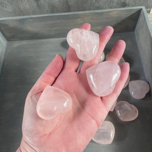Rose Quartz Heart Crystal