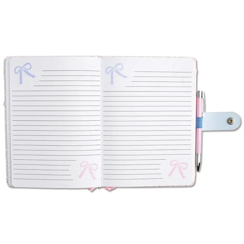 Floral Stripes Journal