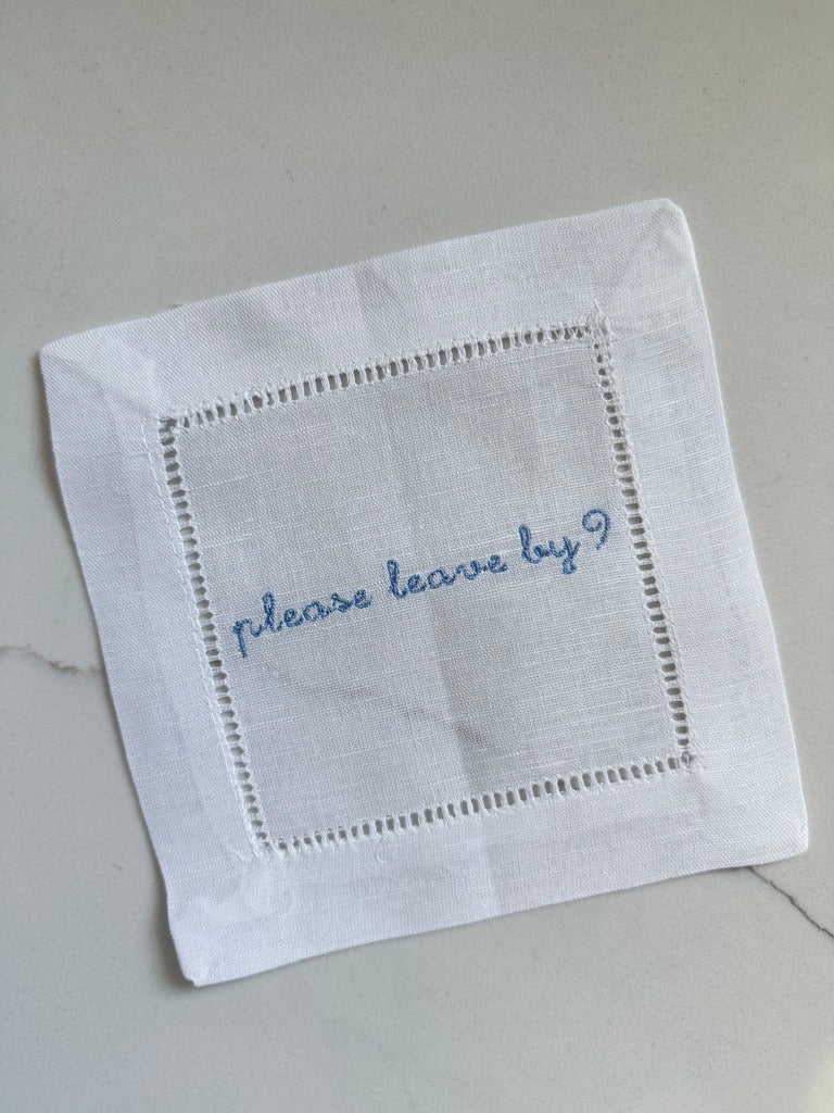 Linen Cocktail Napkin Set