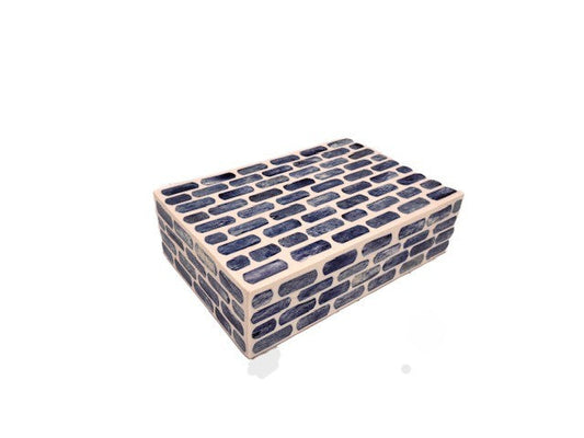 Bone Blue & White Box (M)