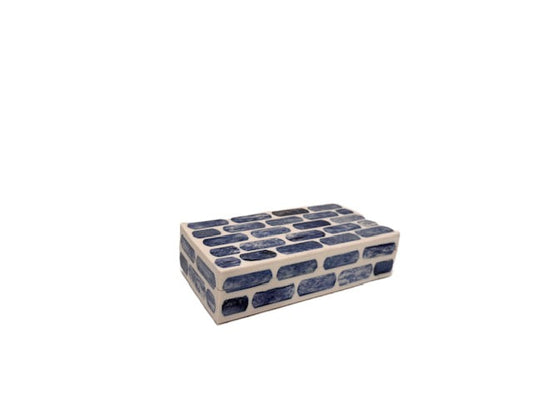 Bone Blue & White Box (S)