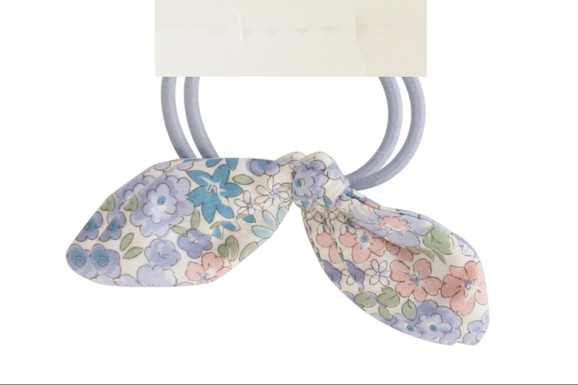 Bunny Hair Ties Set - Liberty Blue