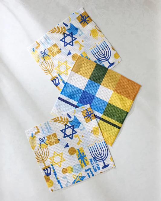 Hanukkah Dishcloth Geometry