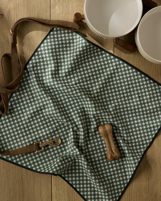 Bramble Green Paw Towel Geometry