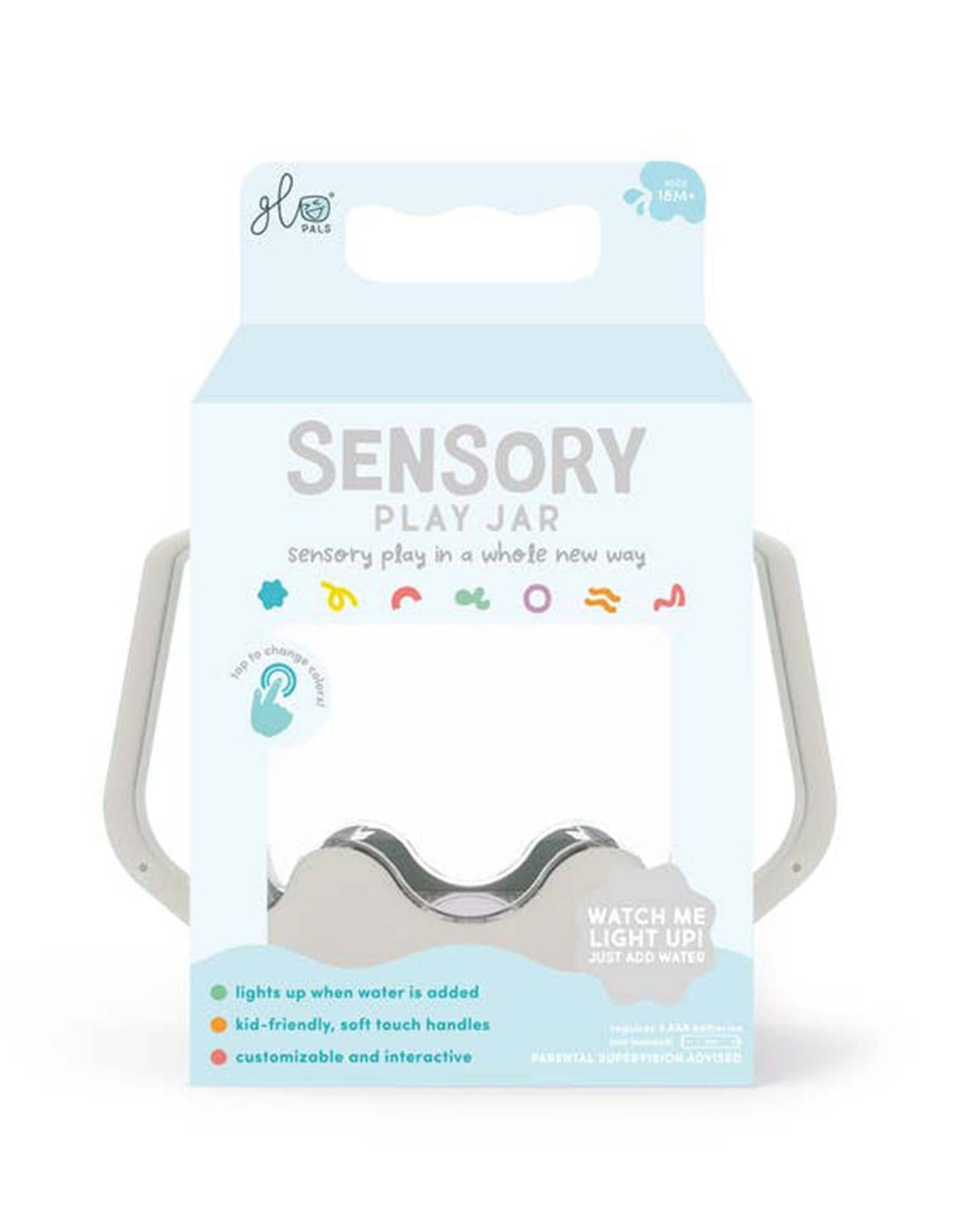 Grey Sensory Play Jar
