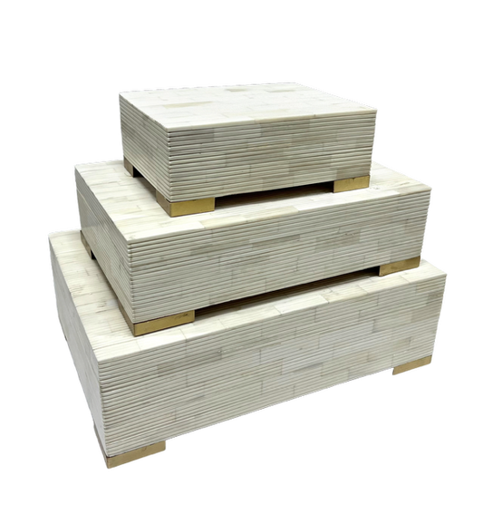 Handmade Bone-laid Box (M)