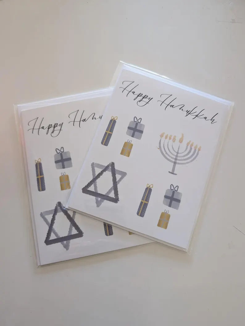Happy Hanukkah Holiday Card