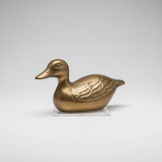 Vintage Brass Duckling