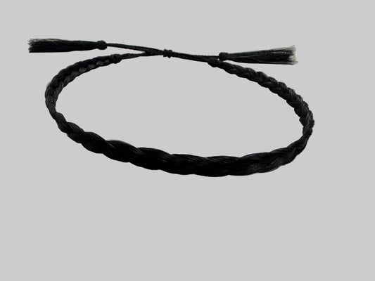 Black Horse Hair Hat Band