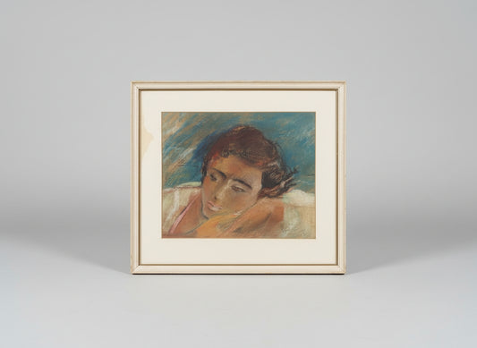Vintage Pastel Portrait