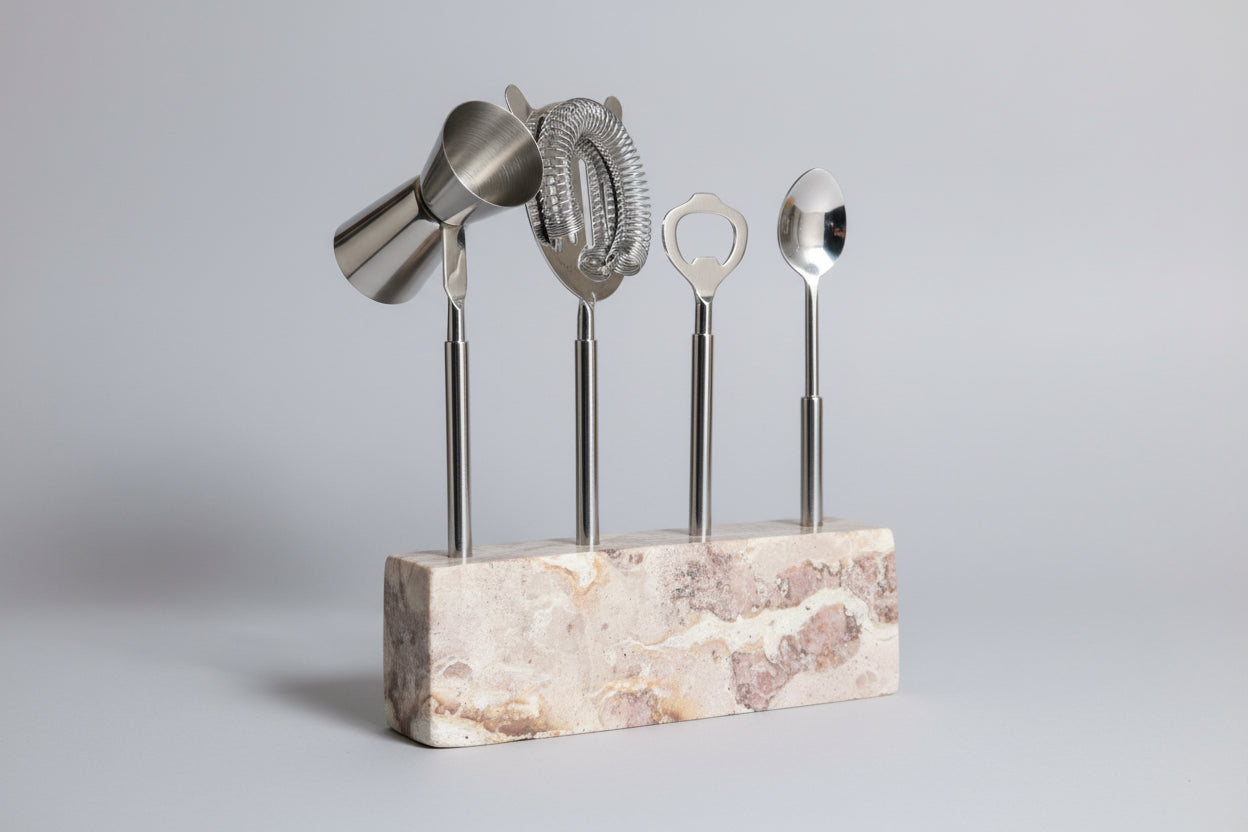 Marble Block Bar Tool Set